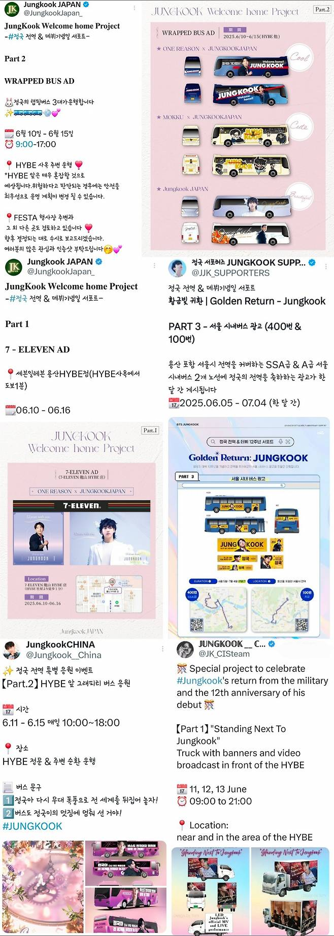 Fans Organize Unique Welcome Home Project for Jungkook's Military Return 3 Jungkook Celebration