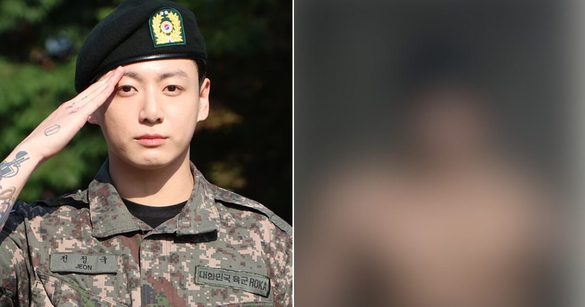 BTS's Jungkook Stuns Fans With Shirtless Military Photo 1 BTS's Jungkook Sparks Shock With Shirtless Photo From Military