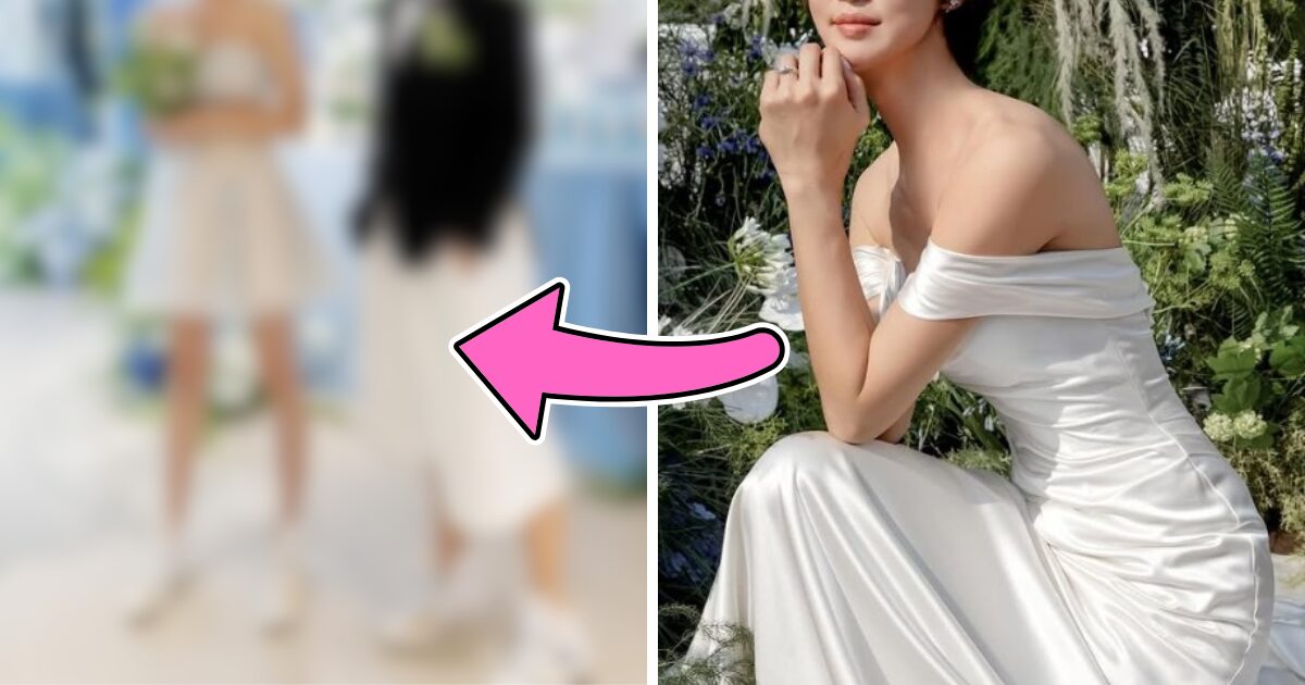 Unexpected Wedding Dress and Style Surprise From Popular Actress 1 "Sneakers?" Popular Actress Shocks With Unexpected Wedding Dress And Style