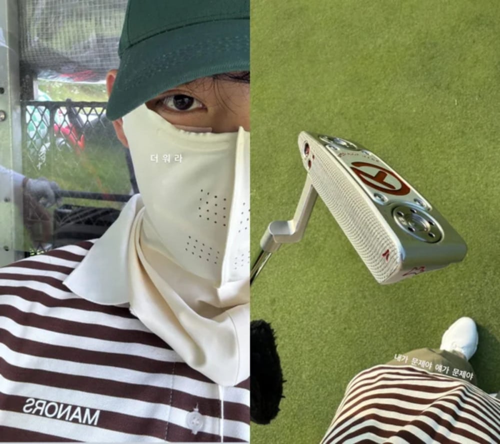 BTS’s V shares post-military update with golf outing photos