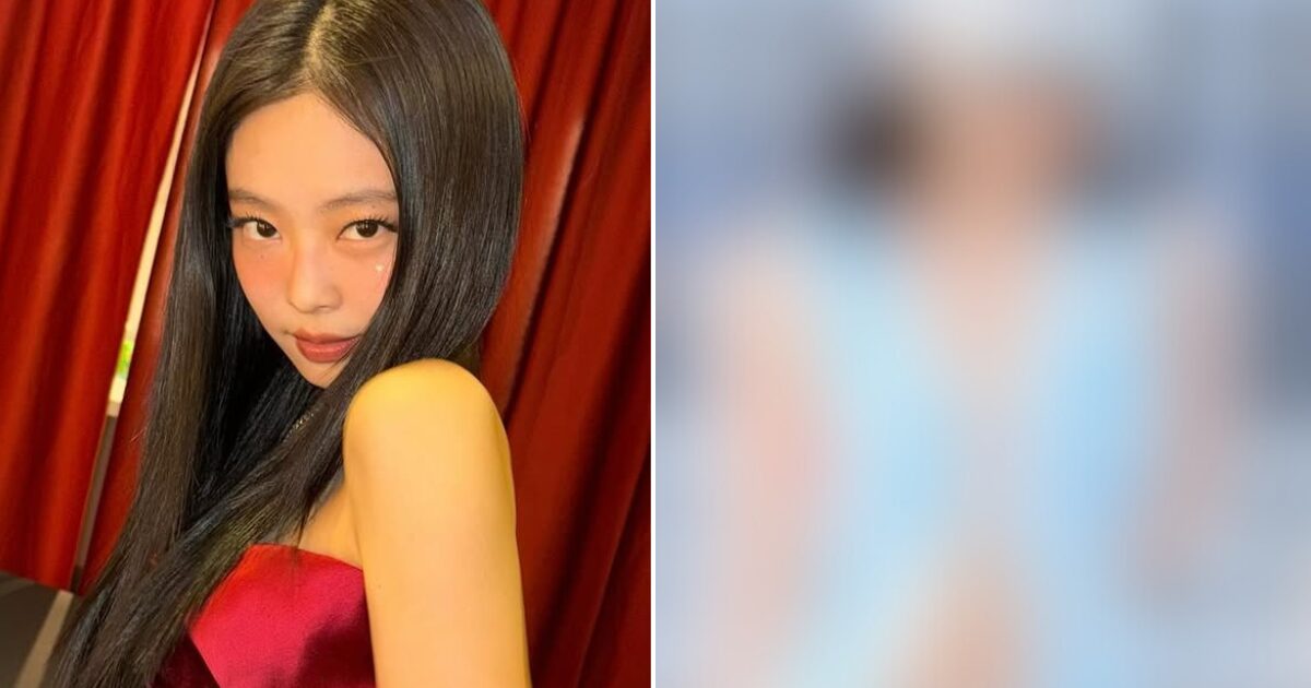 BLACKPINK Jennie's Revealing Bra Airport Look Raises Eyebrows With Unusual Shoes 1 BLACKPINK Jennie's Sexy Exposed Bra Airport Outfit Sparks Confusion With Unexpected Footwear