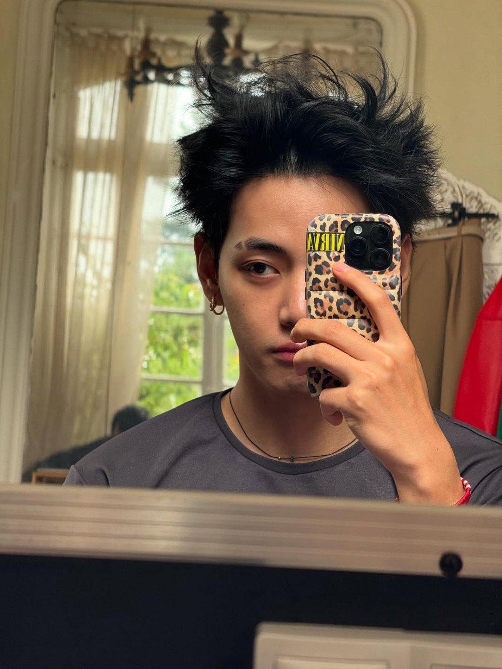 BTS's V (Kim Taehyung) Concludes Paris Visit with Stunning Photo Collection 2 Taehyung Casual