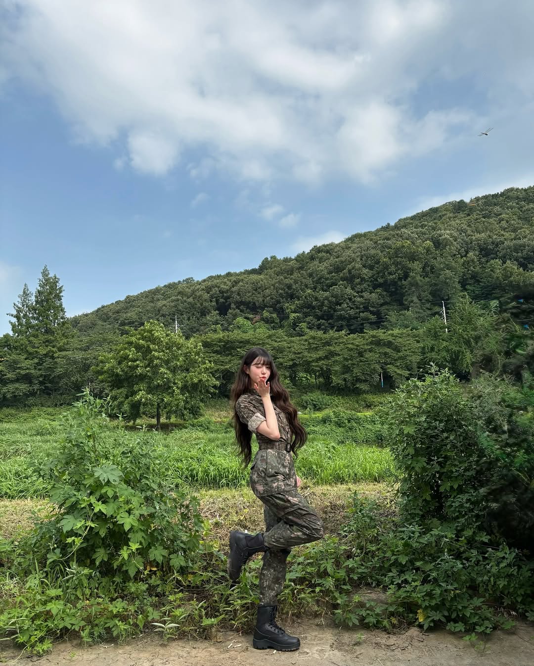 Wonyoung of IVE Transforms Military Uniform Into Stylish Fashion 2 Chic military look