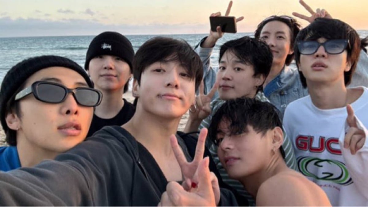 Jin in the U.S. working on album production