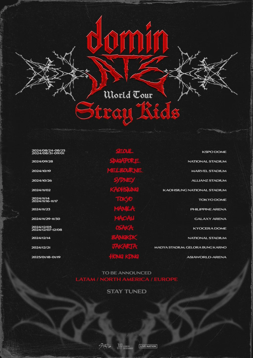 Stray Kids Tour 2024