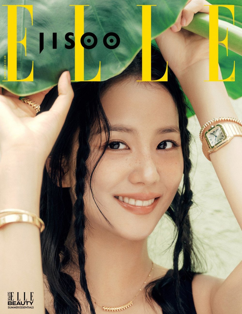 Jisoo ELLE behind the scenes
