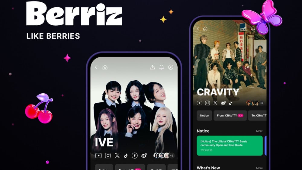 CRAVITY and IVE on Berriz