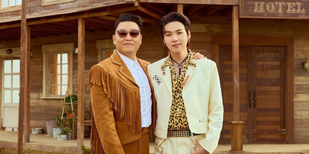 Psy and SUGA