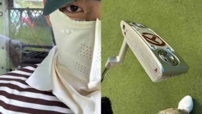 BTS’s V shares post-military update with golf outing photos