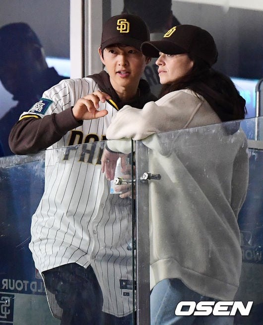 Song Joong Ki and Katy Louise Saunders
