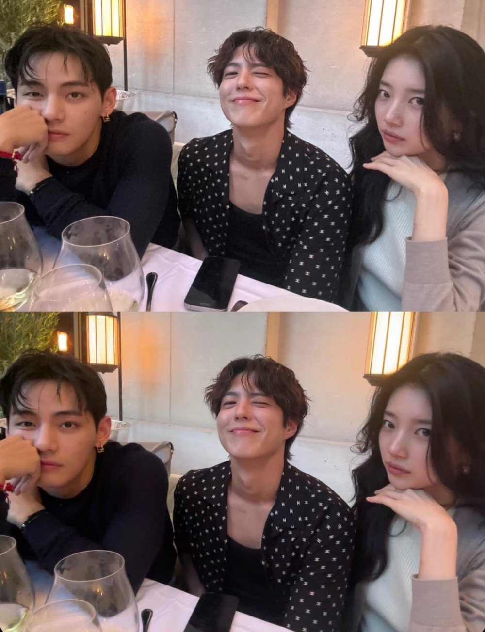 Visual Trio: Kim Taehyung, Bae Suzy, and Park Bo Gum Captivate Fans with Their Adorable Interactions 10 Visual Trio: Kim Taehyung, Bae Suzy, and Park Bo Gum Captivate Fans with Their Adorable Interactions