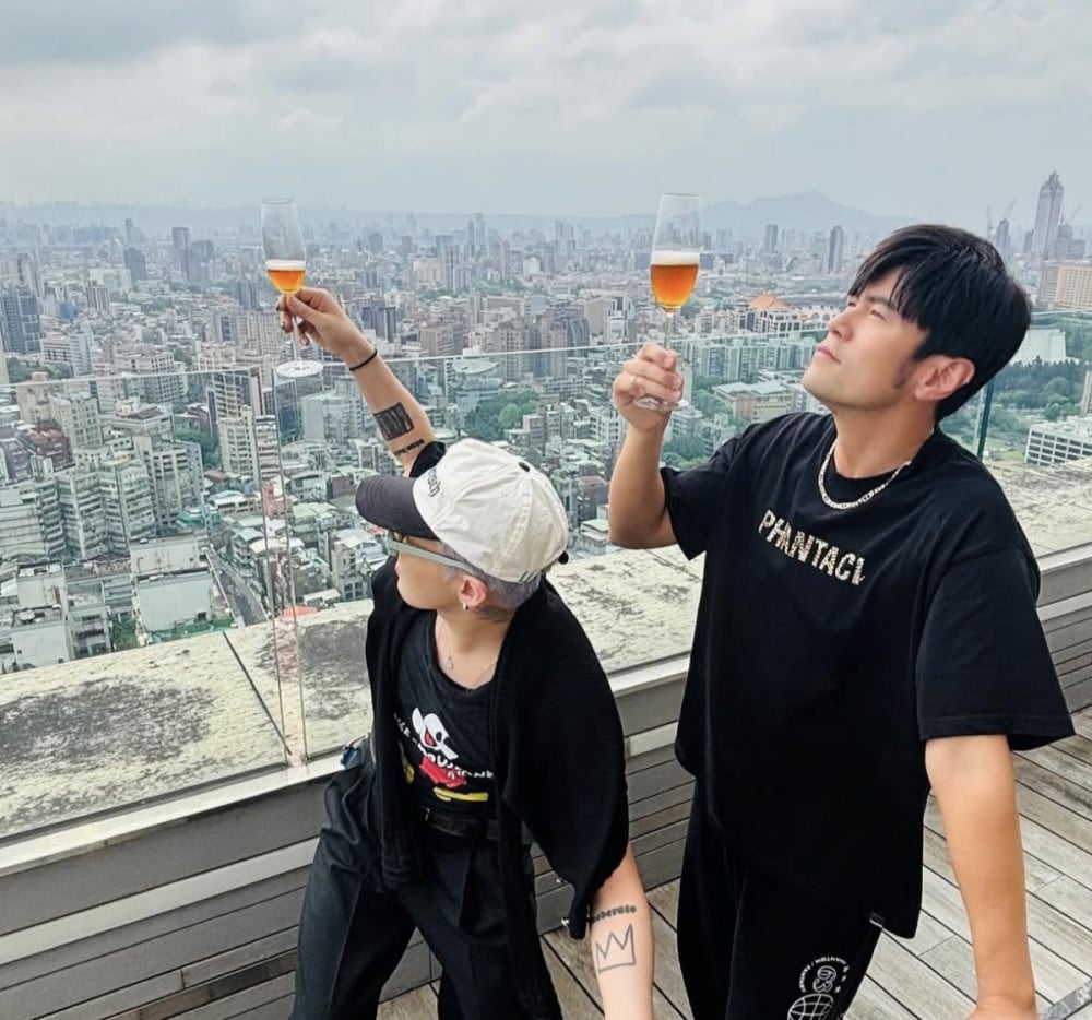Jay Chou and G-DRAGON