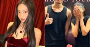 BLACKPINK's Jennie Is Shockingly Shy Taking Photos With Handsome Korean Star