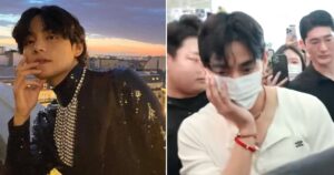 BTS V's Reaction To "Dangerous" Airport Experience