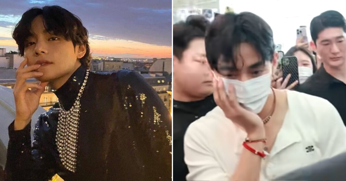 BTS V's Reaction To "Dangerous" Airport Experience