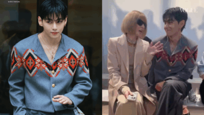 BTS’s V (Kim Taehyung) wows at CELINE’s Paris show and receives a personal invitation from Anna Wintour