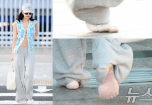 Jennie at the airport