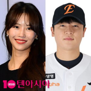 Lovelyz’s Lee Mijoo and Hanwha Eagles’ Lee Jin Young
