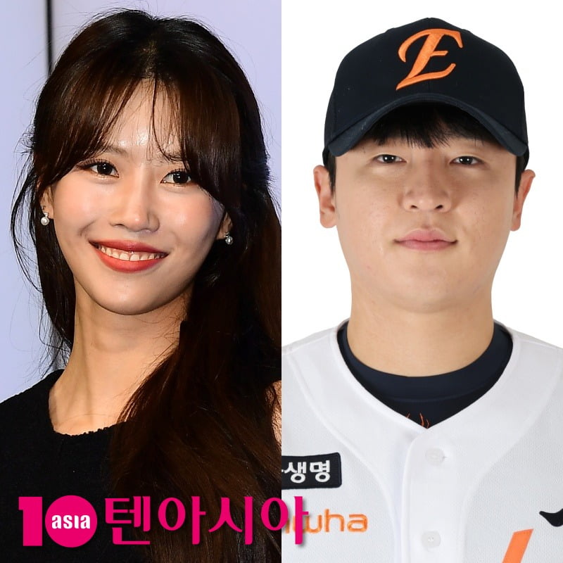 Lovelyz’s Lee Mijoo and Hanwha Eagles’ Lee Jin Young