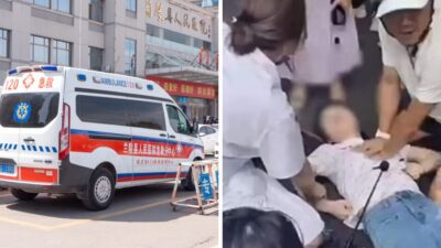 Man Giving CPR To Collapsed Woman Accused Of Touching Her Inappropriately