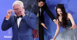 Almost Nip-Slips, Falls, And Unscripted Comedy— All "Embarrassing" Red Carpet Moments At "Blue Dragon Series Awards"