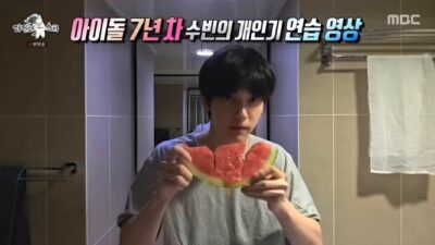 TXT's Soobin says he practiced the "eating watermelon in 3 seconds challenge" for two days