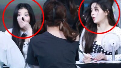 Two Girls Kiss At ILLIT's Fansign, Wonhee And Minju's Reactions Gain Attention