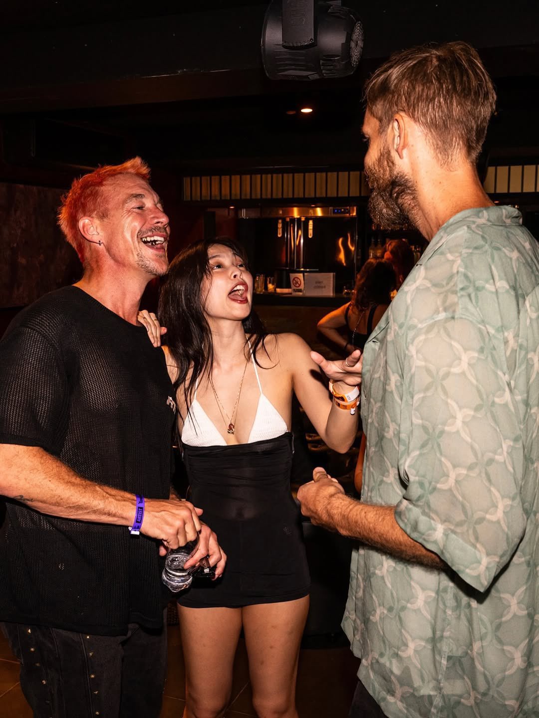 Diplo, Jennie, and Calvin Harris