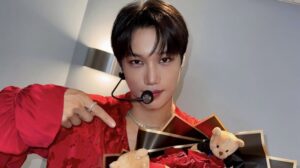 Kai on stage during KAION